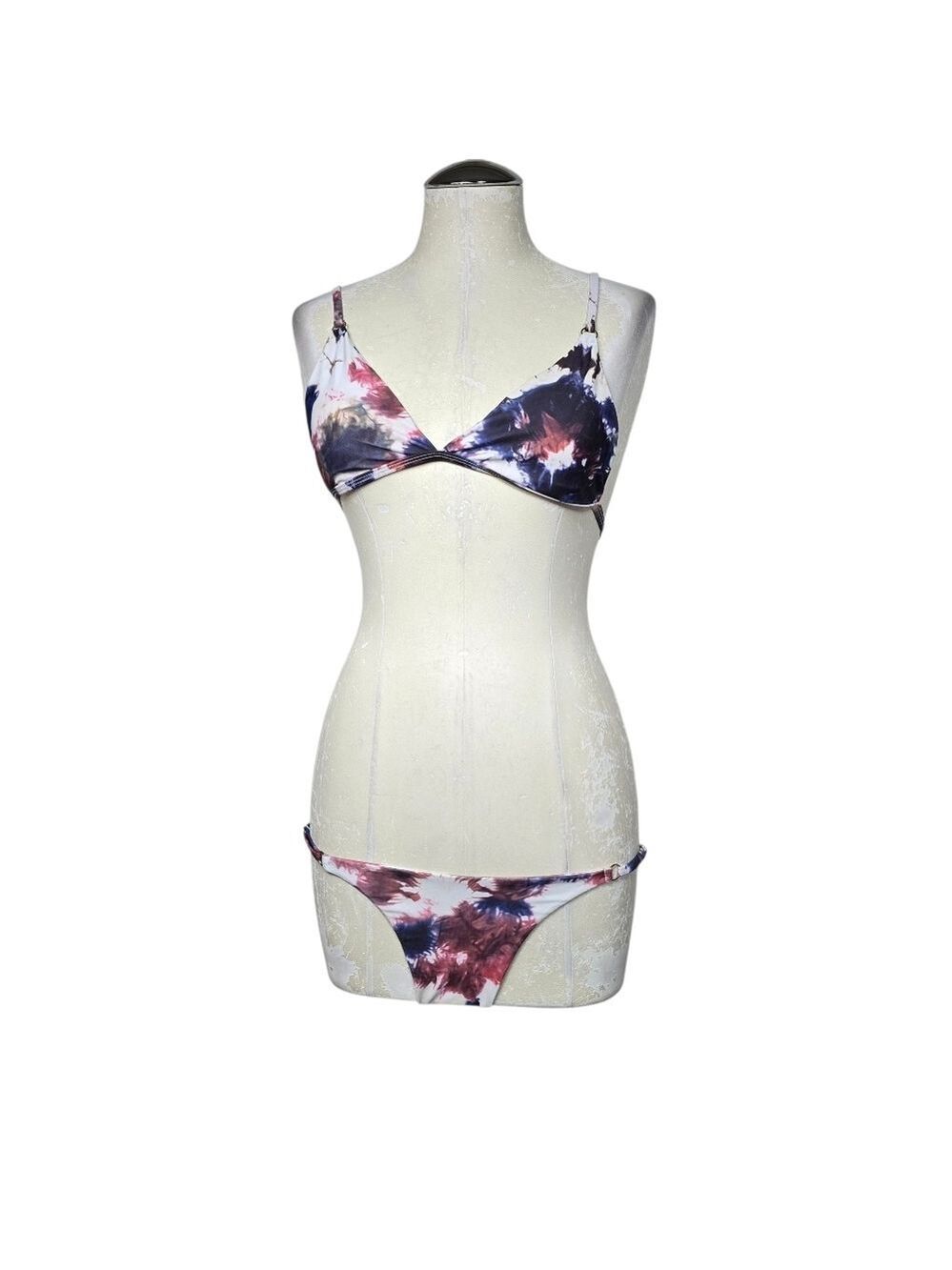 Shein Tie Dye Print Bikini Matching Set M